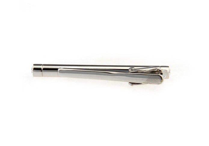  White Purity Tie Clips Crystal Tie Clips Wholesale & Customized  CL860805