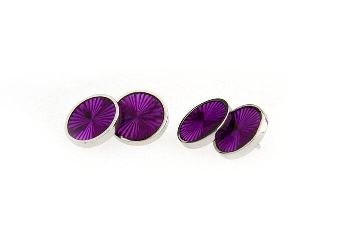 Sided cufflinks Cufflinks  Purple Romantic Cufflinks Enamel Cufflinks Funny Wholesale & Customized  CL651287