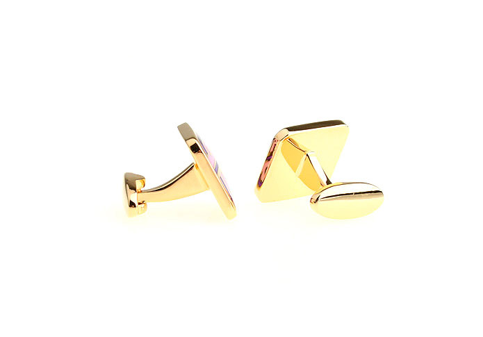  Gold Luxury Cufflinks Enamel Cufflinks Wholesale & Customized  CL680741