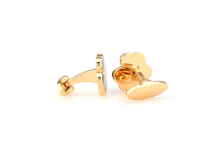 Clover Cufflinks  Gold Luxury Cufflinks Enamel Cufflinks Wholesale & Customized  CL680853