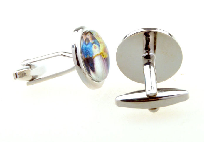 Virgin Mary Cufflinks  Multi Color Fashion Cufflinks Printed Cufflinks Religious and Zen Wholesale & Customized  CL656385