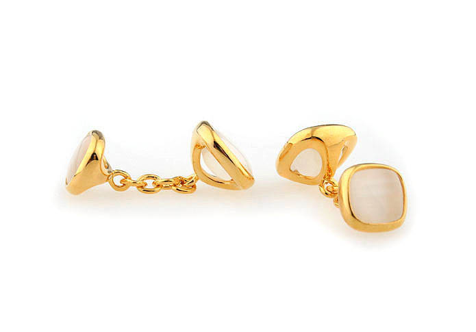 Duplex Cufflinks  Gold Luxury Cufflinks Gem Cufflinks Funny Wholesale & Customized  CL640725