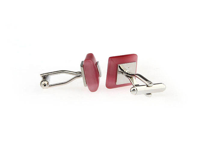  Pink Charm Cufflinks Gem Cufflinks Wholesale & Customized  CL650949
