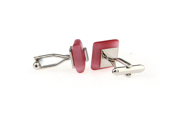  Pink Charm Cufflinks Gem Cufflinks Wholesale & Customized  CL650950