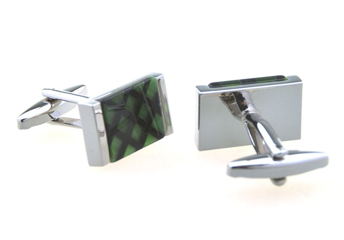  Green Intimate Cufflinks Gem Cufflinks Wholesale & Customized  CL656351