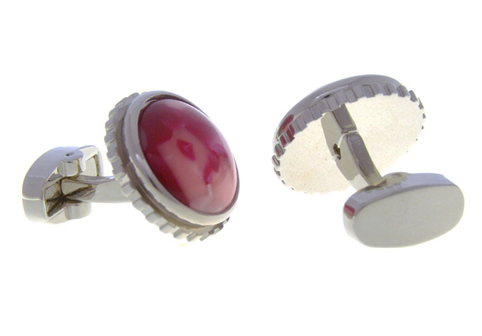  Red Festive Cufflinks Gem Cufflinks Wholesale & Customized  CL656575