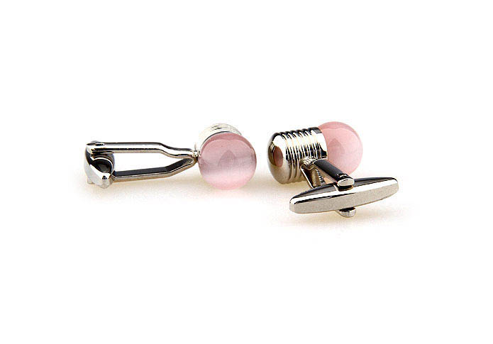  Pink Charm Cufflinks Gem Cufflinks Wholesale & Customized  CL660493