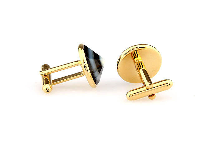  Gold Luxury Cufflinks Gem Cufflinks Wholesale & Customized  CL660718