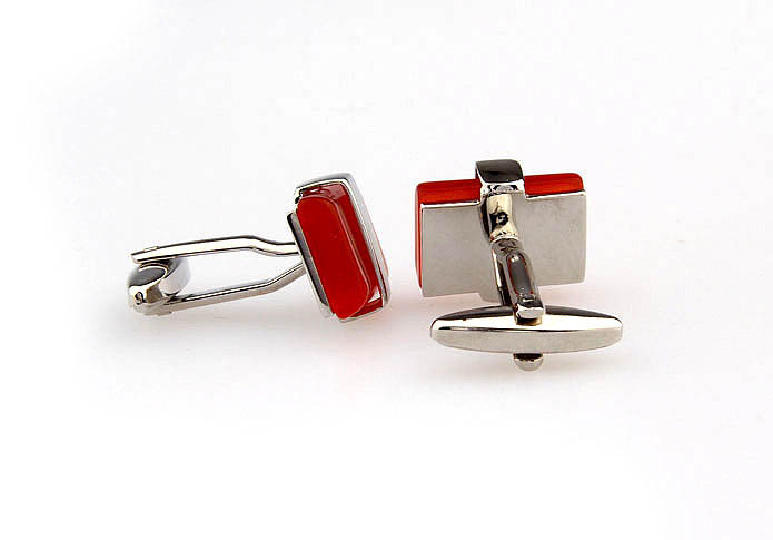  Red Festive Cufflinks Gem Cufflinks Wholesale & Customized  CL660914