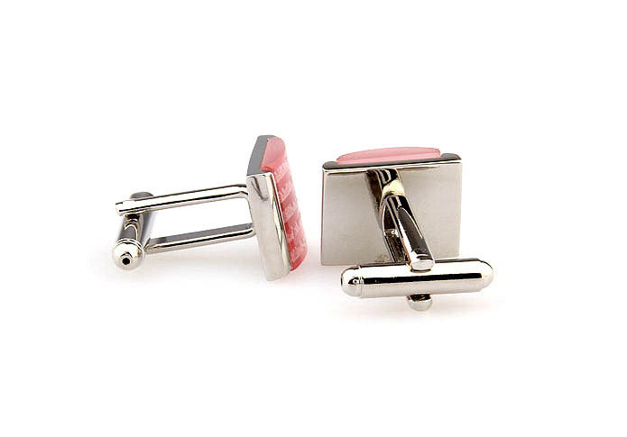  Pink Charm Cufflinks Gem Cufflinks Wholesale & Customized  CL661198