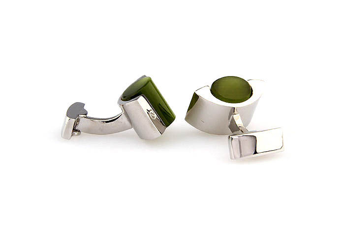  Green Intimate Cufflinks Gem Cufflinks Wholesale & Customized  CL661265