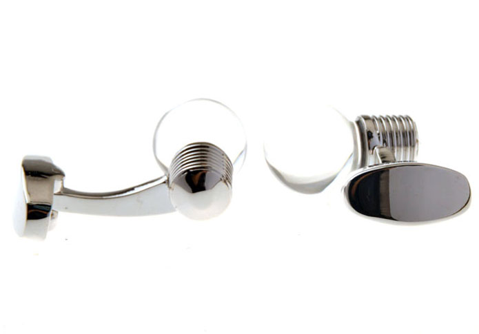 Light Bulb Cufflinks  White Purity Cufflinks Glass Cufflinks Tools Wholesale & Customized  CL655671