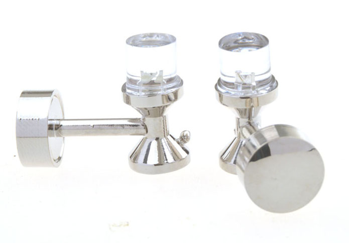  White Purity Cufflinks Glass Cufflinks Tools Wholesale & Customized  CL656038