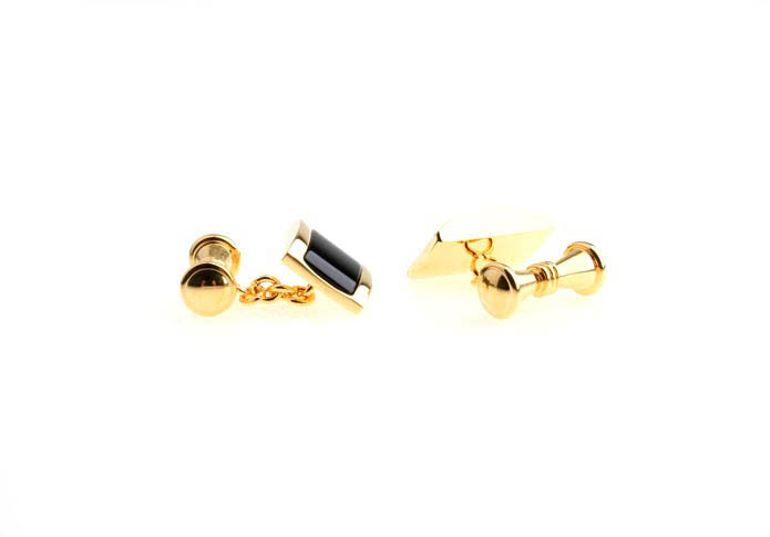 Gold Luxury Cufflinks Onyx Cufflinks Wholesale & Customized  CL651919
