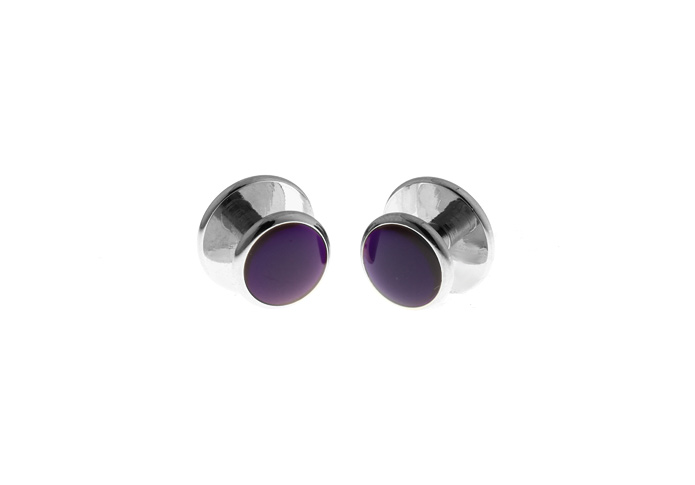  Purple Romantic Cufflinks Paint Cufflinks Wholesale & Customized  CL610816