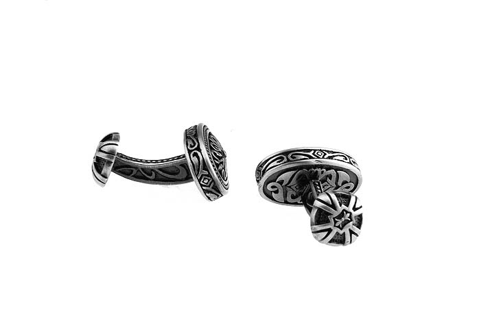 Spartan Series Cufflinks  Gray Steady Cufflinks Paint Cufflinks Religious and Zen Wholesale & Customized  CL630765