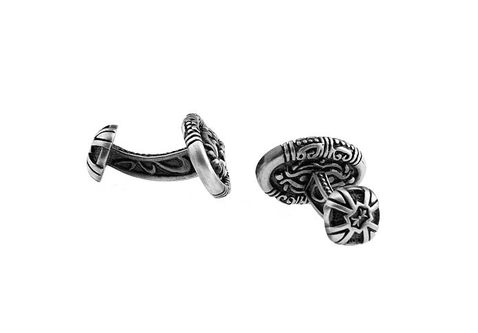 Spartan Series Cufflinks  Gray Steady Cufflinks Paint Cufflinks Religious and Zen Wholesale & Customized  CL630768