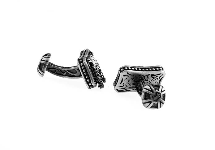 Spartan Series Cufflinks  Gray Steady Cufflinks Paint Cufflinks Religious and Zen Wholesale & Customized  CL630769