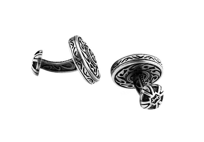 Spartan Series Cufflinks  Gray Steady Cufflinks Paint Cufflinks Religious and Zen Wholesale & Customized  CL630771
