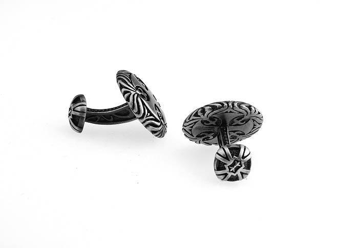 Spartan Series Cufflinks  Gray Steady Cufflinks Paint Cufflinks Religious and Zen Wholesale & Customized  CL630773