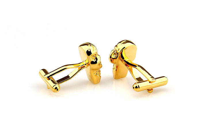 Skull Cufflinks  Gold Luxury Cufflinks Paint Cufflinks Skull Wholesale & Customized  CL640944