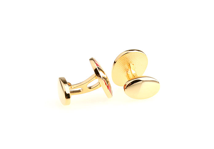 Peking Opera Mask Cufflinks  Gold Luxury Cufflinks Paint Cufflinks Music Wholesale & Customized  CL640953
