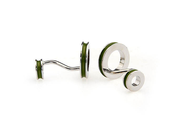 Green Intimate Cufflinks Paint Cufflinks Wholesale & Customized  CL651449