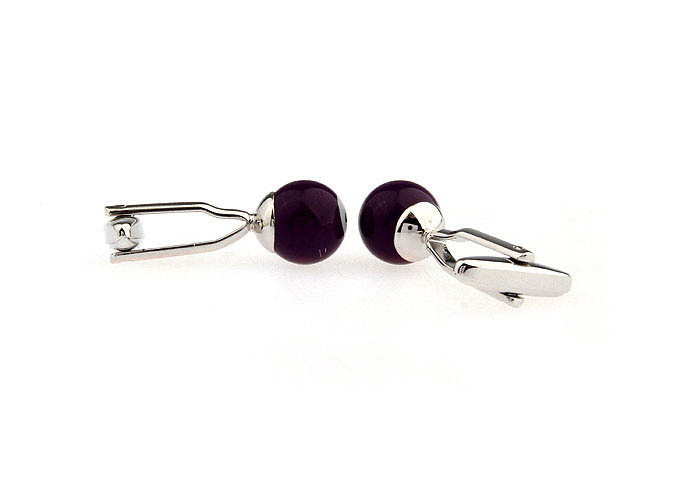 Billiards purple 4 Cufflinks  Multi Color Fashion Cufflinks Paint Cufflinks Sports Wholesale & Customized  CL651590