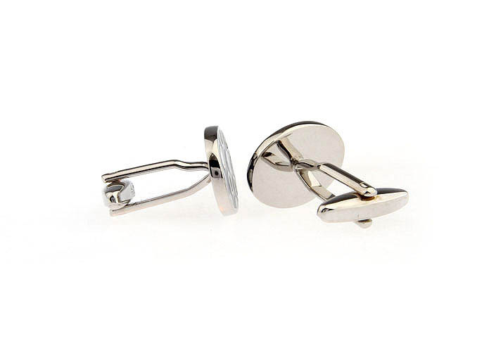  Blue White Cufflinks Paint Cufflinks Funny Wholesale & Customized  CL651624