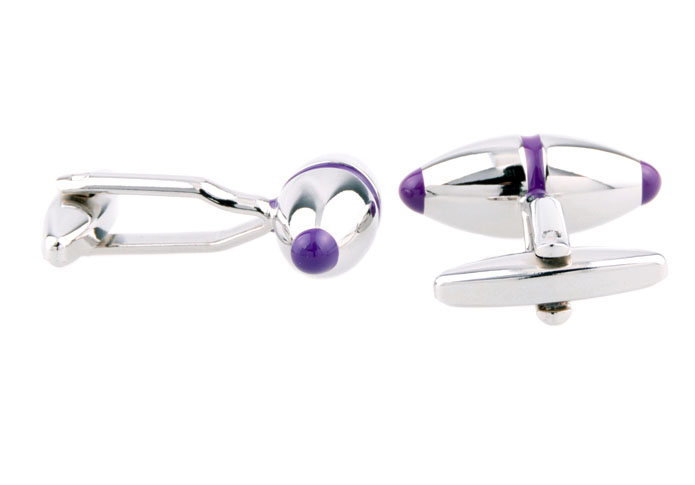 Purple Romantic Cufflinks Paint Cufflinks Wholesale & Customized  CL651715