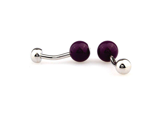 Billiards purple 4 Cufflinks  Multi Color Fashion Cufflinks Paint Cufflinks Sports Wholesale & Customized  CL651864