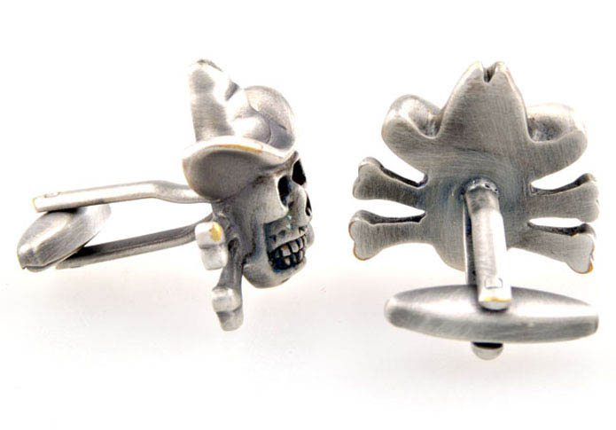 Pirate Skull Cufflinks  Gray Steady Cufflinks Paint Cufflinks Skull Wholesale & Customized  CL653958