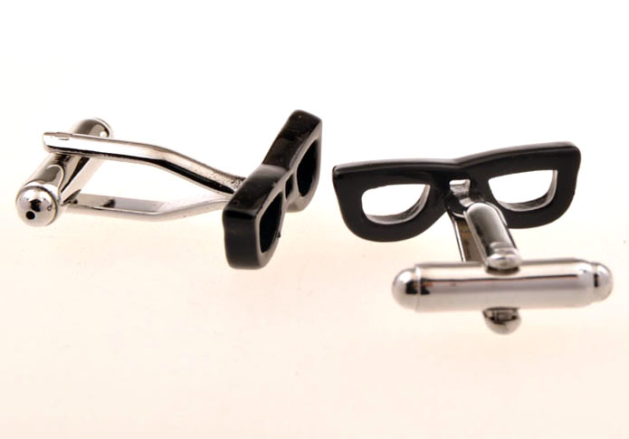 Glasses Frames Cufflinks Black Classic Cufflinks Paint Cufflinks Hipster Wear Wholesale & Customized CL655478
