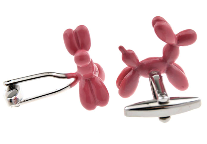 Rabbit Cufflinks Pink Charm Cufflinks Paint Cufflinks Animal Wholesale & Customized CL655512