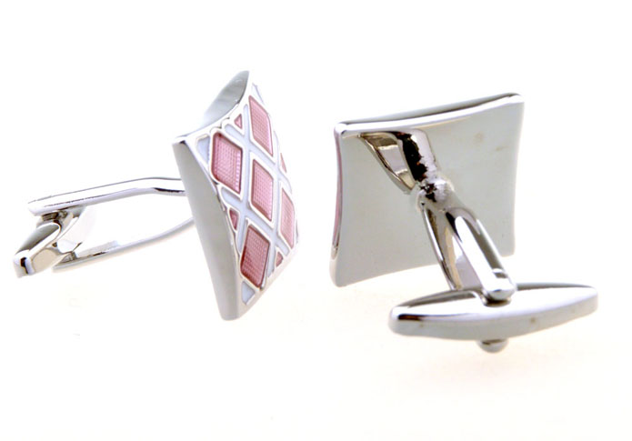  Pink Charm Cufflinks Paint Cufflinks Wholesale & Customized  CL656487