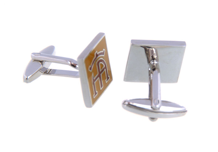  Yellow Lively Cufflinks Paint Cufflinks Flags Wholesale & Customized  CL657199