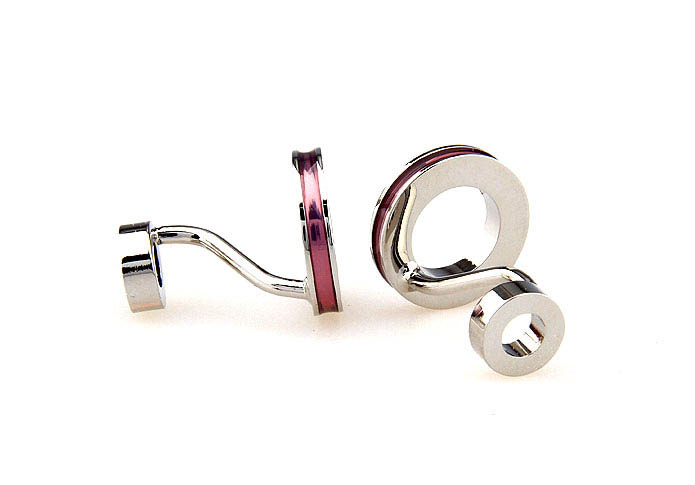Duplex Cufflinks  Pink Charm Cufflinks Paint Cufflinks Funny Wholesale & Customized  CL662723