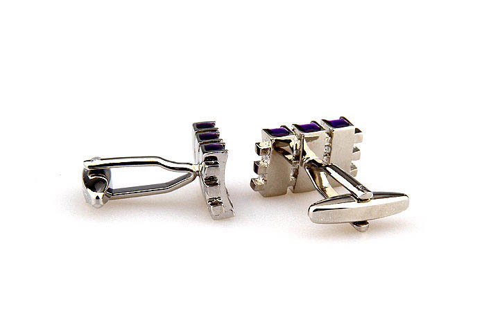  Purple Romantic Cufflinks Paint Cufflinks Wholesale & Customized  CL662817