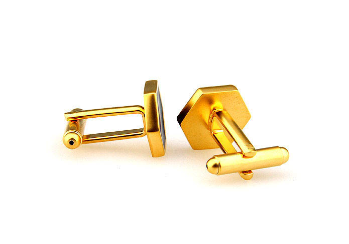 Hexagon Cufflinks  Gold Luxury Cufflinks Paint Cufflinks Funny Wholesale & Customized  CL662846