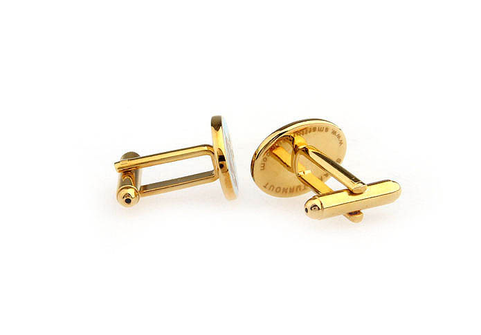 Ad Astra Per Aspera Cufflinks  Gold Luxury Cufflinks Paint Cufflinks Flags Wholesale & Customized  CL663450