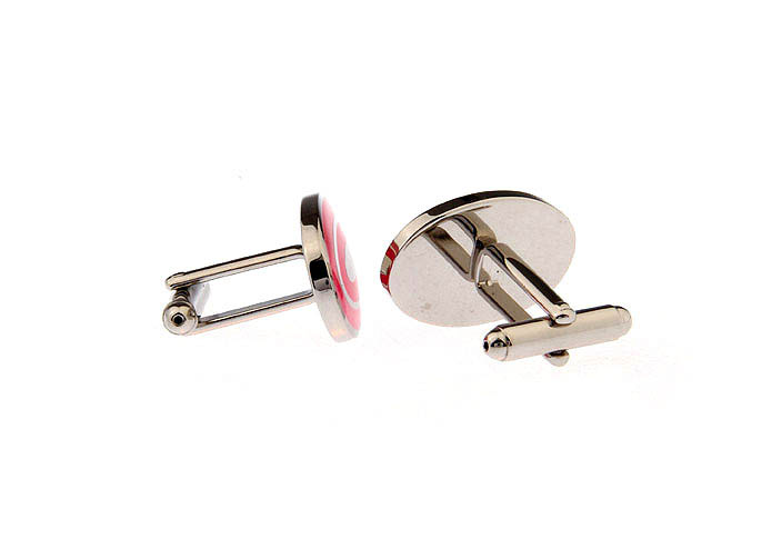  Pink Charm Cufflinks Paint Cufflinks Wholesale & Customized  CL663673