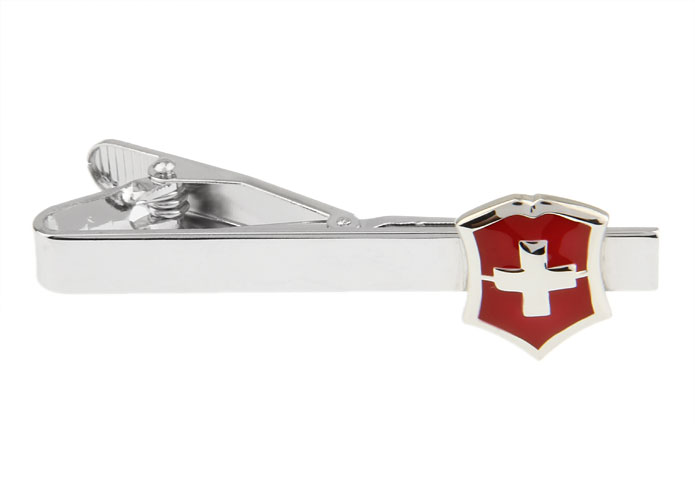 Swiss Army Knife Tie Clips  Red Festive Tie Clips Paint Tie Clips Flags Wholesale & Customized  CL870772