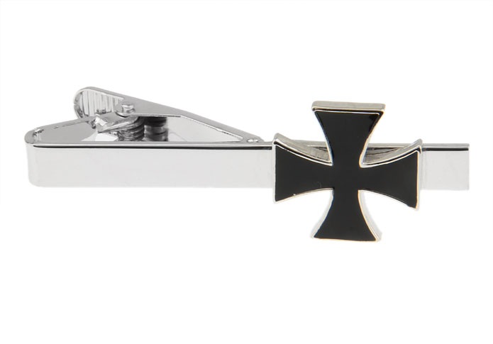 Cross Tie Clips  Black Classic Tie Clips Paint Tie Clips Religious and Zen Wholesale & Customized  CL870785