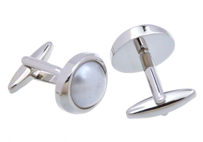  White Purity Cufflinks Pearl Cufflinks Wholesale & Customized  CL657156