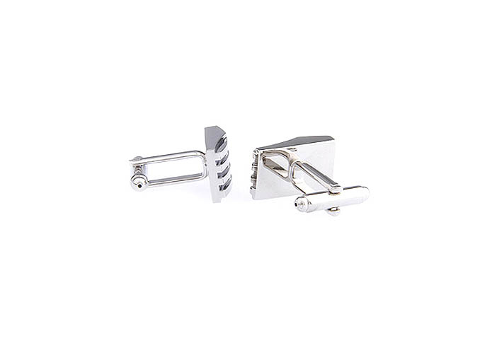  Silver Texture Cufflinks Metal Cufflinks Wholesale & Customized  CL630794