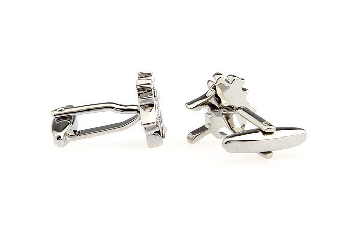 Chinese characters Cufflinks  Silver Texture Cufflinks Metal Cufflinks Symbol Wholesale & Customized  CL652542