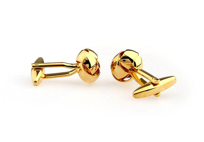  Gold Luxury Cufflinks Metal Cufflinks Knot Wholesale & Customized  CL652577