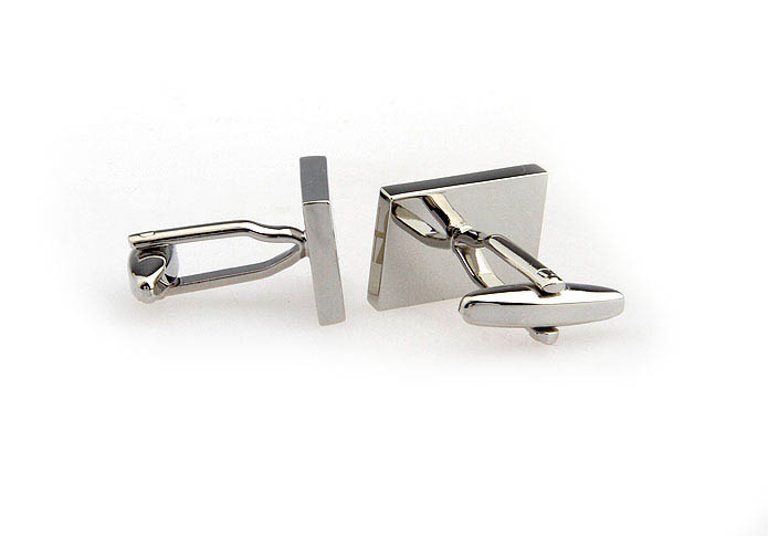 Laser Engraved R + V Cufflinks  Matte Color Simple Cufflinks Metal Cufflinks Symbol Wholesale & Customized  CL652591