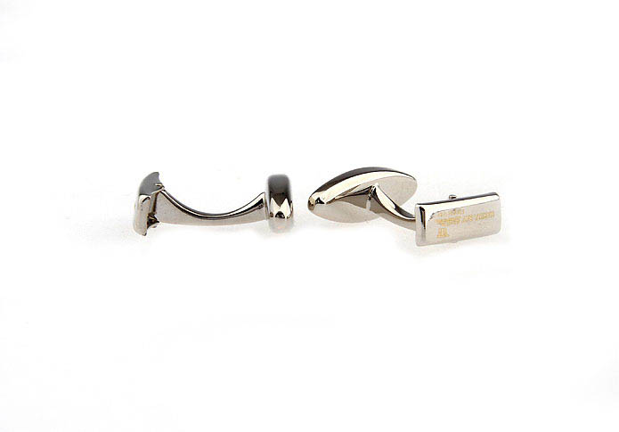  Silver Texture Cufflinks Metal Cufflinks Wholesale & Customized  CL652738