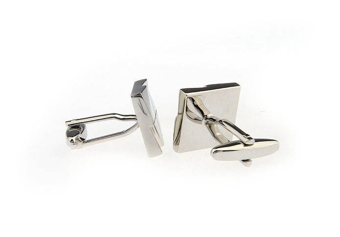  Silver Texture Cufflinks Metal Cufflinks Wholesale & Customized  CL652769